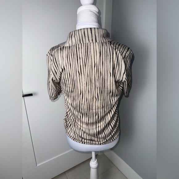 Bottega Veneta Animal Stripe Polo/ Size 4-6 - Picture 7 of 11
